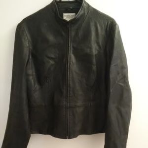 Newport News Black Leather Jacket
